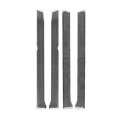 4 PCS / Set Carbon Fiber Car Window Inside Decorative Sticker for Toyota 4Runner 2010-2020 by buy2fix