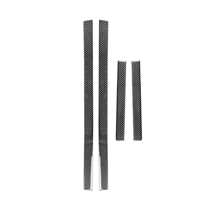 4 PCS / Set Carbon Fiber Car Outer Threshold Decorative Sticker for Toyota 4Runner 2010-2020 by buy2fix