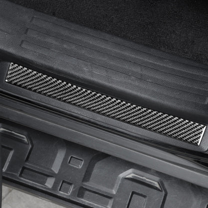 4 PCS / Set Carbon Fiber Car Outer Threshold Decorative Sticker for Toyota 4Runner 2010-2020 by buy2fix