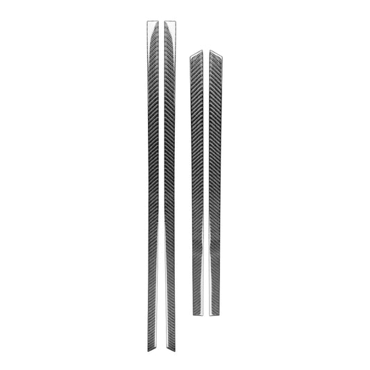 4 PCS / Set Carbon Fiber Car Door Inside Trim Decorative Sticker for Toyota 4Runner 2010-2020 - Car Interior Mouldings by buy2fix | Online Shopping UK | buy2fix
