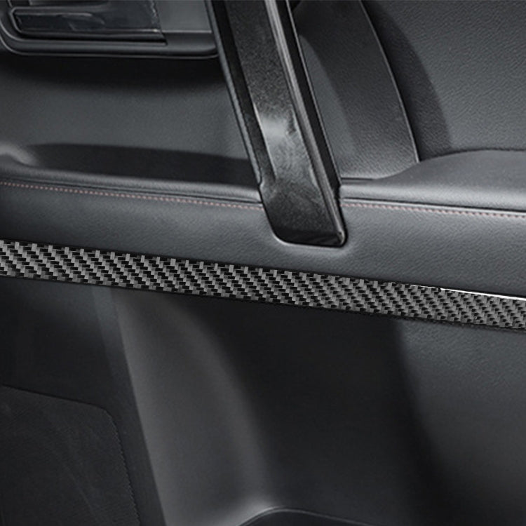 4 PCS / Set Carbon Fiber Car Door Inside Trim Decorative Sticker for Toyota 4Runner 2010-2020 - Car Interior Mouldings by buy2fix | Online Shopping UK | buy2fix