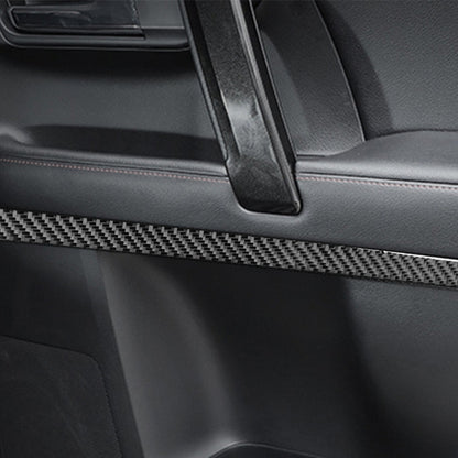 4 PCS / Set Carbon Fiber Car Door Inside Trim Decorative Sticker for Toyota 4Runner 2010-2020 - Car Interior Mouldings by buy2fix | Online Shopping UK | buy2fix