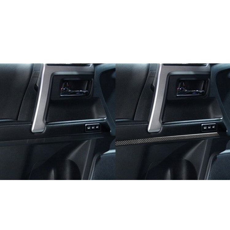 4 PCS / Set Carbon Fiber Car Door Inside Trim Decorative Sticker for Toyota 4Runner 2010-2020 - Car Interior Mouldings by buy2fix | Online Shopping UK | buy2fix