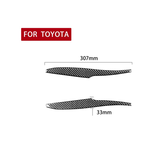 2 PCS / Set Carbon Fiber Car Rearview Mirror Decorative Sticker for Toyota 4Runner 2010-2020 by buy2fix