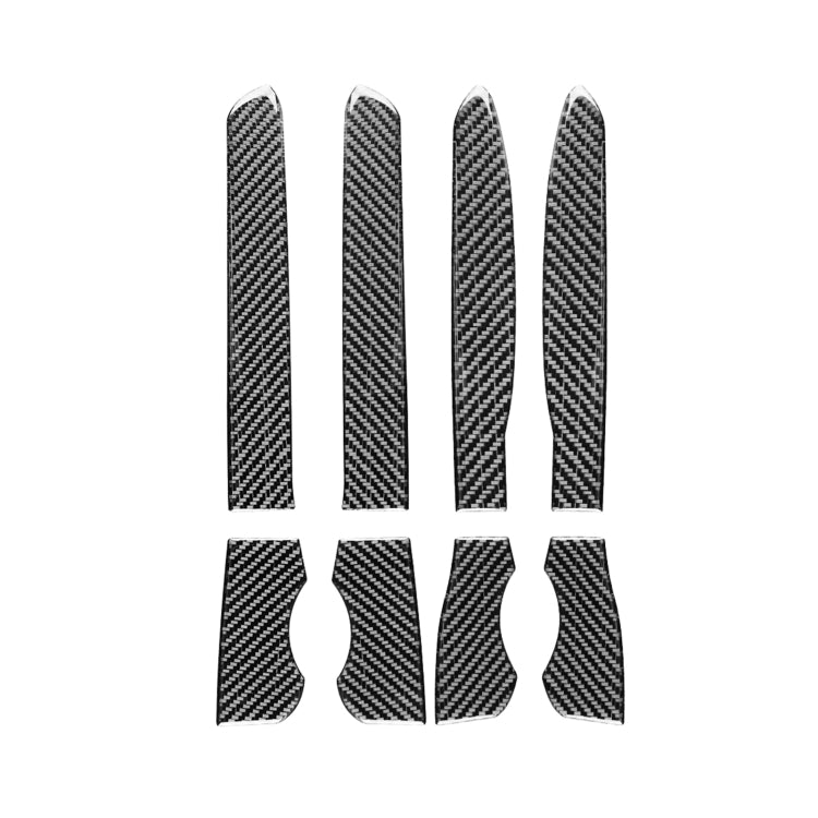 8 PCS / Set Carbon Fiber Car Door Storage Slot Decorative Sticker for Toyota 4Runner 2010-2020 by buy2fix