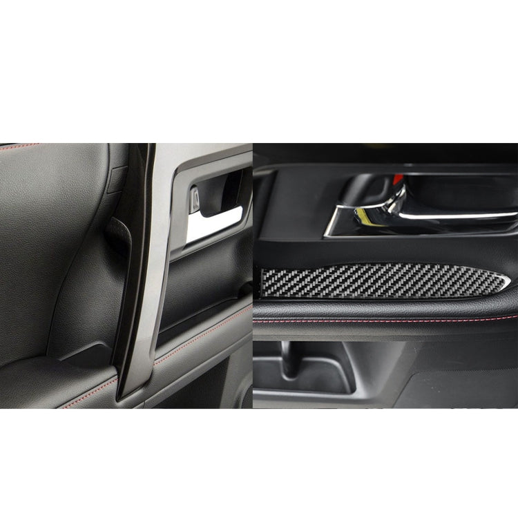 8 PCS / Set Carbon Fiber Car Door Storage Slot Decorative Sticker for Toyota 4Runner 2010-2020 by buy2fix