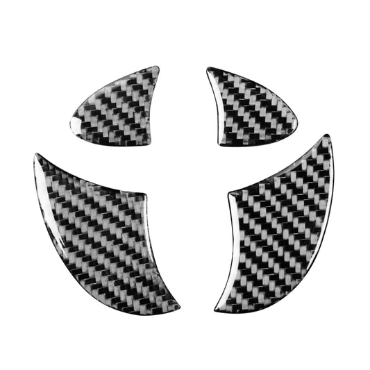 4 PCS / Set Carbon Fiber Car Tailgate Logo Decorative Sticker for Toyota 4Runner 2010-2020 - Car Interior Mouldings by buy2fix | Online Shopping UK | buy2fix