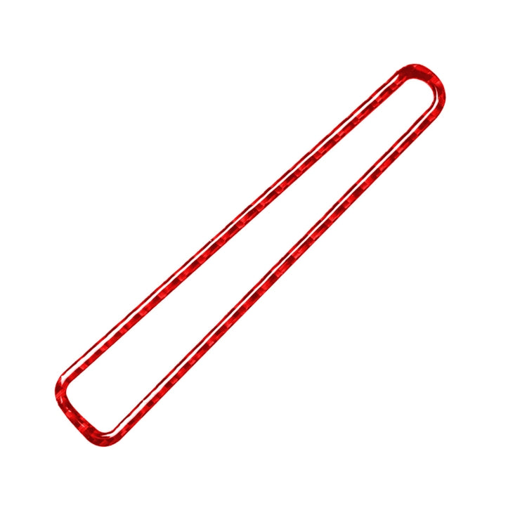 2 PCS / Set Carbon Fiber Car Window Air Outlet Defogging Decorative Sticker for Nissan GTR R35 2008-2020, Left and Right Driving Universal(Red) by buy2fix