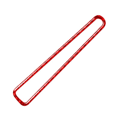 2 PCS / Set Carbon Fiber Car Window Air Outlet Defogging Decorative Sticker for Nissan GTR R35 2008-2020, Left and Right Driving Universal(Red) by buy2fix