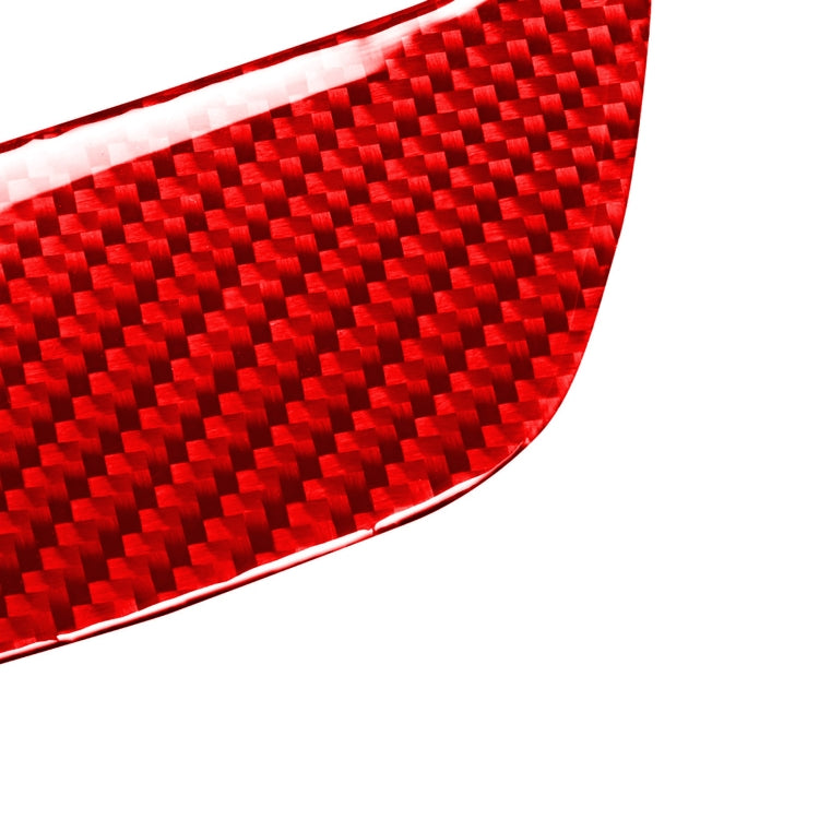 3 PCS / Set Carbon Fiber Car Dashboard Steering Wheel Buttons Decorative Sticker for Nissan GTR R35 2008-2016, Left and Right Driving Universal(Red) by buy2fix