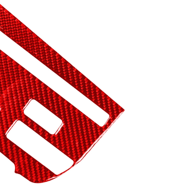 Carbon Fiber Car CD Player Console C Version Decorative Sticker for Nissan GTR R35 2008-2016, Left Driving(Red) by buy2fix