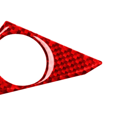 Carbon Fiber Car Door Horn Decorative Sticker for Nissan GTR R35 2008-2016, Left and Right Driving Universal (Red) by buy2fix