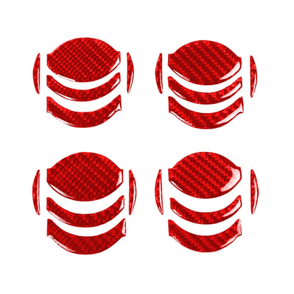 20 PCS / Set Carbon Fiber Car Central Air Outlet Decorative Sticker for Nissan GTR R35 2008-2016, Left and Right Driving Universal (Red) by buy2fix