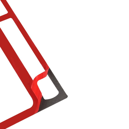 2 PCS / Set Carbon Fiber Car Navigation Instrument Decorative Sticker for Nissan GTR R35 2008-2016, Right Driving (Red) by buy2fix