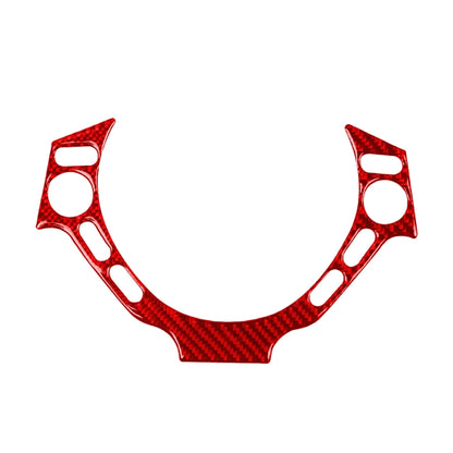 Carbon Fiber Car Steering Wheel Buttons Decorative Sticker for Nissan GTR R35 2008-2016, Left and Right Driving Universal (Red) by buy2fix