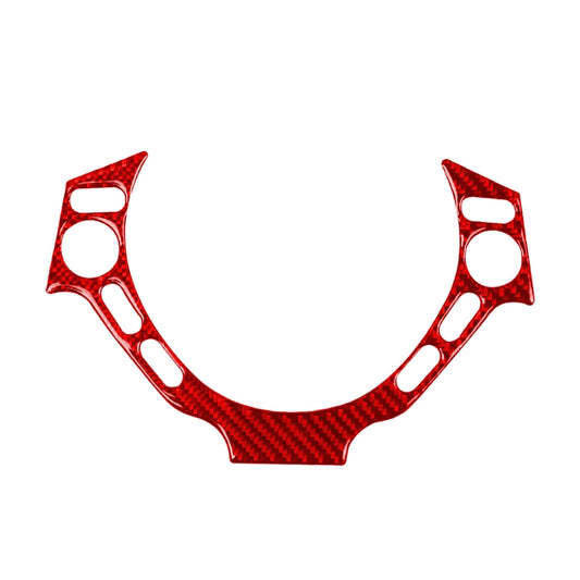 Carbon Fiber Car Steering Wheel Buttons Decorative Sticker for Nissan GTR R35 2008-2016, Left and Right Driving Universal (Red) by buy2fix