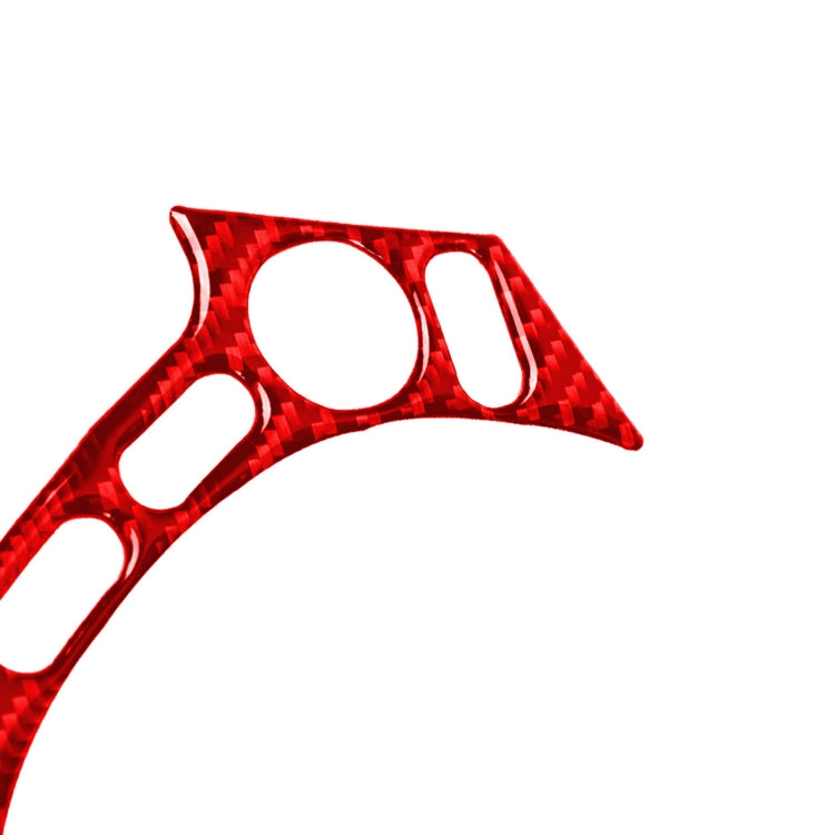 Carbon Fiber Car Steering Wheel Buttons Decorative Sticker for Nissan GTR R35 2008-2016, Left and Right Driving Universal (Red) by buy2fix