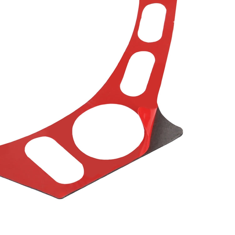 Carbon Fiber Car Steering Wheel Buttons Decorative Sticker for Nissan GTR R35 2008-2016, Left and Right Driving Universal (Red) by buy2fix