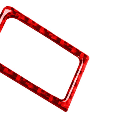 2 PCS / Set Carbon Fiber Car Left Right Door Lock Decorative Sticker for Nissan GTR R35 2008-2020, Left and Right Driving Universal (Red) by buy2fix