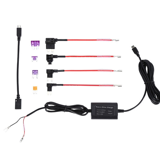 Vehicle Data Recorder Voltage Drop Line 12V to 5V Low Voltage Protection Electrical Appliance Step-down Line, Length: 3.2m - DIY Cables by buy2fix | Online Shopping UK | buy2fix