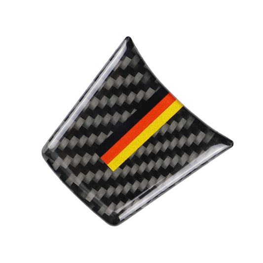 Car Carbon Fiber Steering Wheel Germany Color Decorative Sticker for BMW Z4 2009-2015 by buy2fix