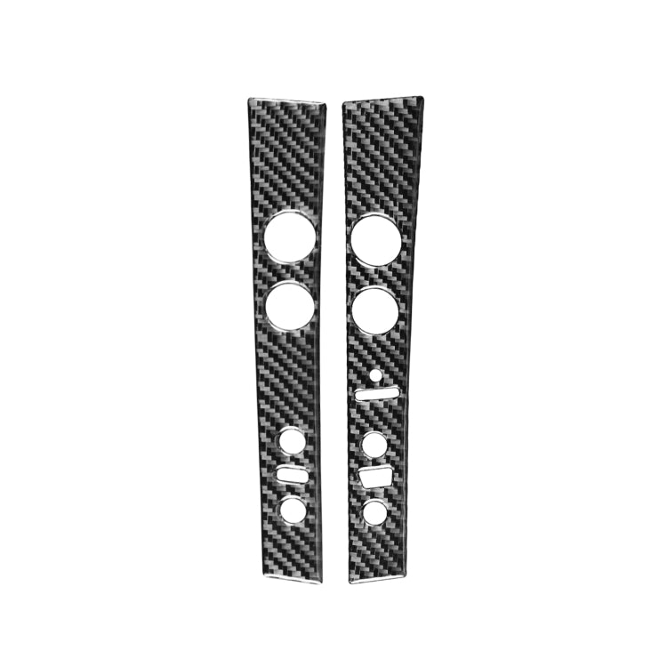2 PCS / Set Carbon Fiber Car Central Control Panel A Version Decorative Sticker for Lexus GS 2006-2011,Left and Right Drive Universal by buy2fix