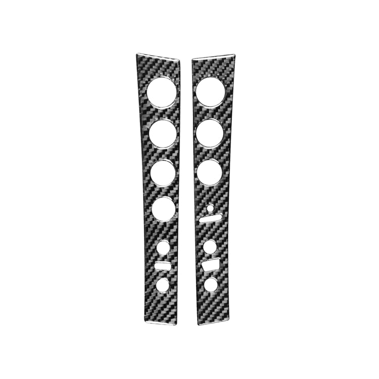 2 PCS / Set Carbon Fiber Car Central Control Panel B Version Decorative Sticker for Lexus GS 2006-2011,Left and Right Drive Universal by buy2fix