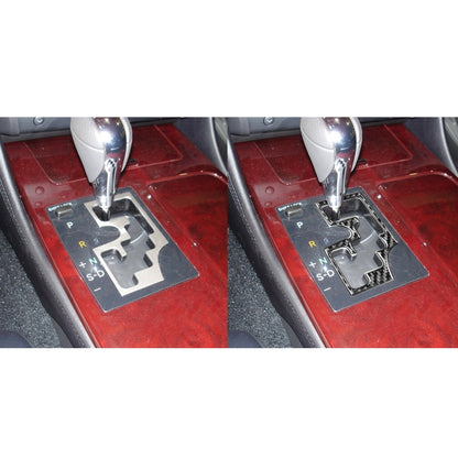 Carbon Fiber Car Gear Panel Inner Frame A Version Decorative Sticker for Lexus GS 2006-2011,Left Drive by buy2fix