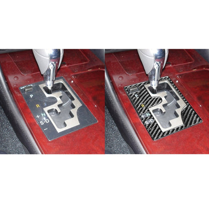 Carbon Fiber Car Gear Panel Outside Frame A Version Decorative Sticker for Lexus GS 2006-2011,Left Drive by buy2fix