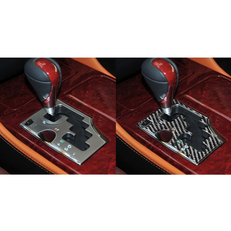 Carbon Fiber Car Gear Panel B Version Decorative Sticker for Lexus GS 2006-2011,Left Drive by buy2fix