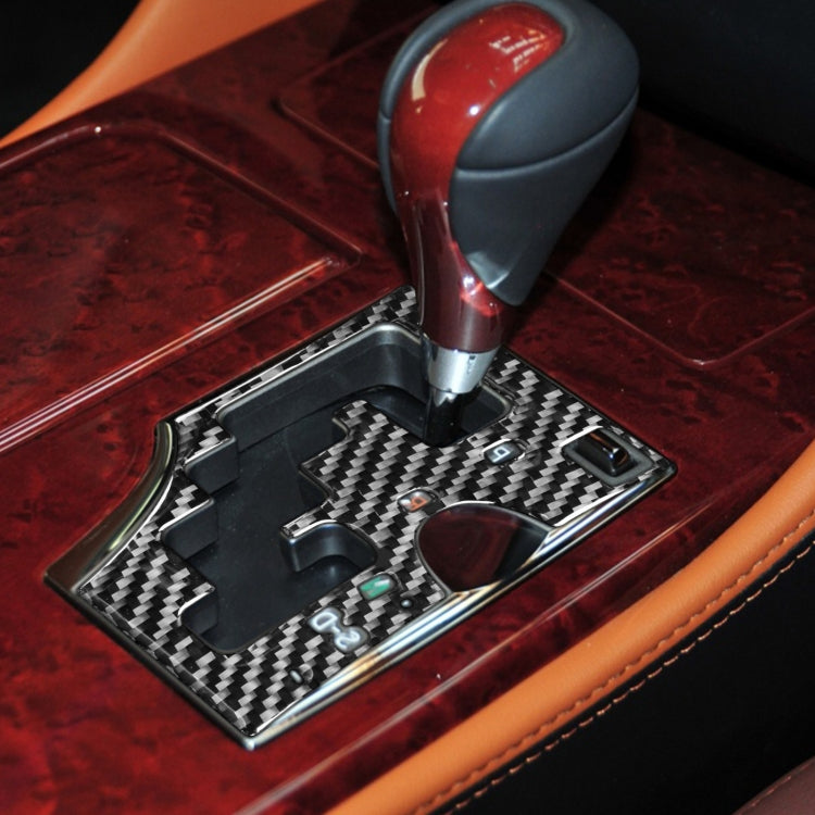 Carbon Fiber Car Gear Panel B Version Decorative Sticker for Lexus GS 2006-2011,Right Drive by buy2fix