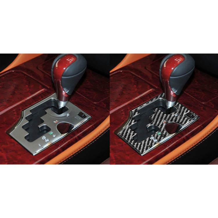Carbon Fiber Car Gear Panel B Version Decorative Sticker for Lexus GS 2006-2011,Right Drive by buy2fix