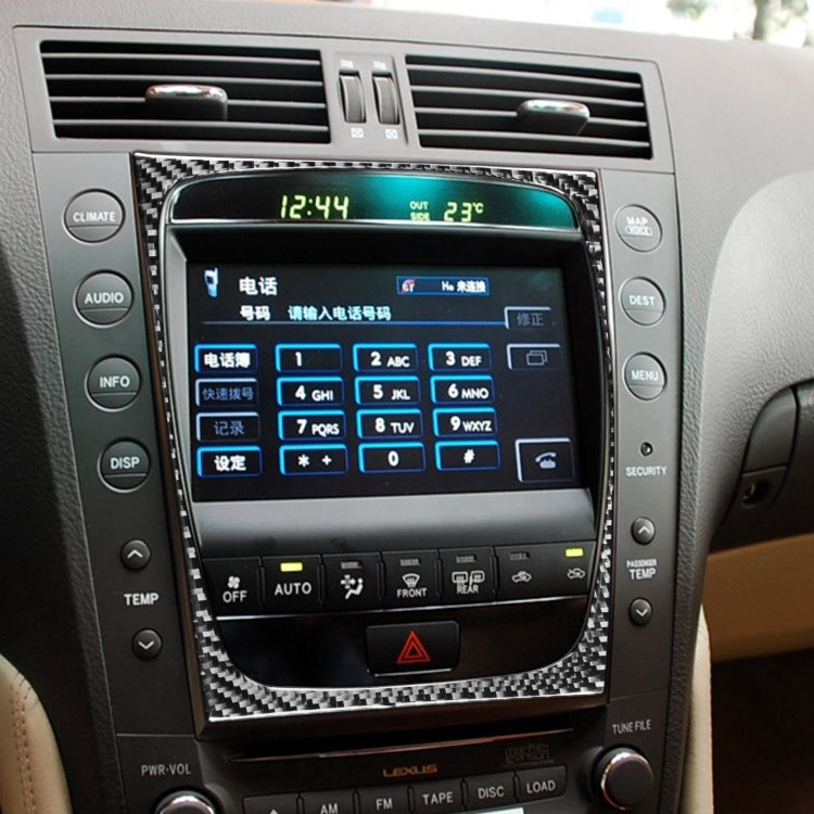 Carbon Fiber Car Air Conditioning Panel Decorative Sticker for Lexus GS 2006-2011,Left and Right Drive Universal by buy2fix