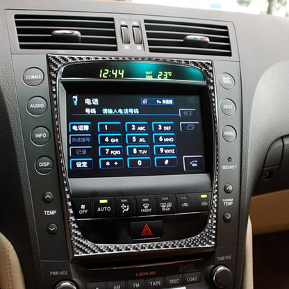 Carbon Fiber Car Air Conditioning Panel Decorative Sticker for Lexus GS 2006-2011,Left and Right Drive Universal by buy2fix