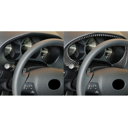 Carbon Fiber Car Dashboard Frame Decorative Sticker for Lexus GS 2006-2011,Left and Right Drive Universal by buy2fix