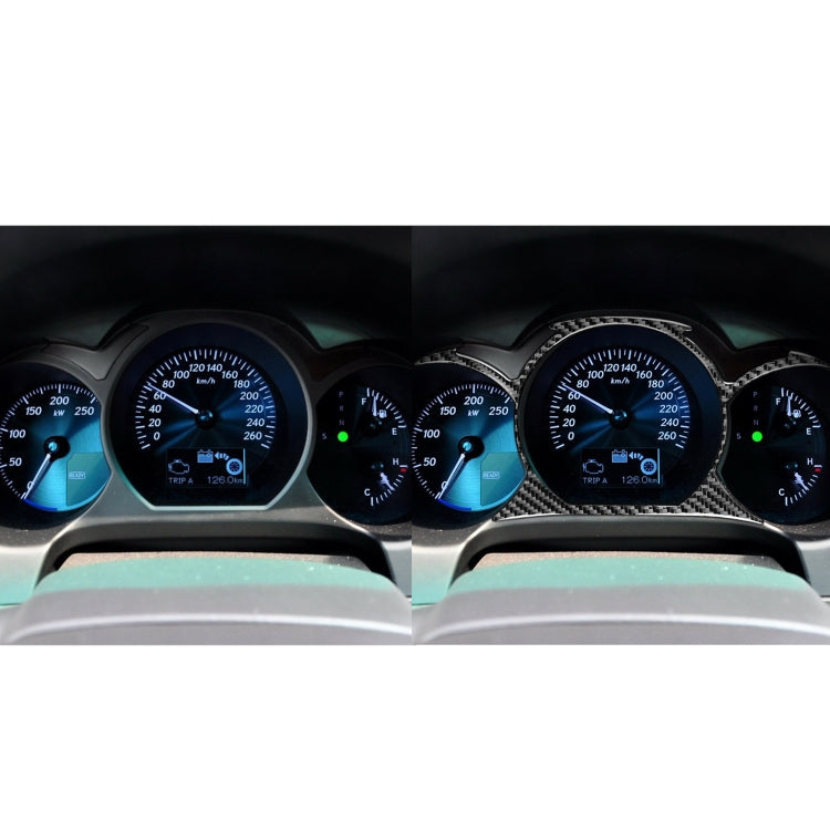 Carbon Fiber Car Dashboard Trim Decorative Sticker for Lexus GS 2006-2011,Left and Right Drive Universal by buy2fix