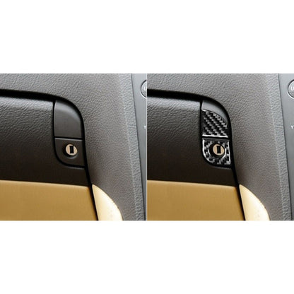 2 PCS / Set Carbon Fiber Car Storage Box Switch Decorative Sticker for Lexus GS 2006-2011,Right Drive by buy2fix