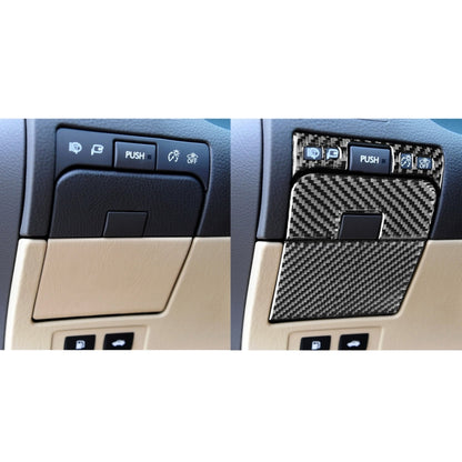 3 PCS / Set Carbon Fiber Car Trunk Switch Panel Decorative Sticker for Lexus GS 2006-2011,Left and Right Drive Universal by buy2fix