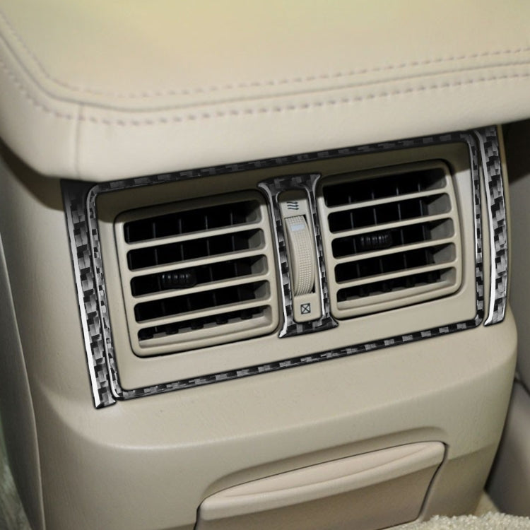 3 PCS / Set Carbon Fiber Rear Exhaust Vent Decorative Sticker for Lexus GS 2006-2011,Left and Right Drive Universal by buy2fix