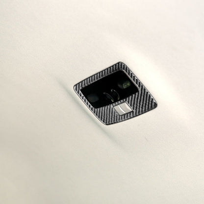 Carbon Fiber Car Rear Reading Light Panel Decorative Sticker for Lexus GS 2006-2011,Left and Right Drive Universal by buy2fix