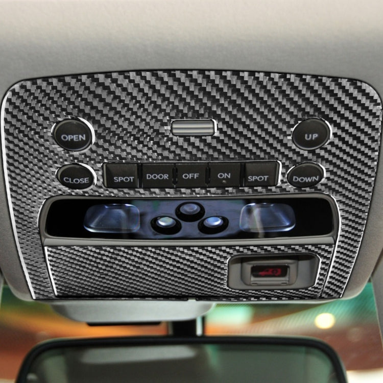 2 PCS / Set Carbon Fiber Car Reading Light Panel B Version Decorative Sticker for Lexus GS 2006-2011,Left and Right Drive Universal by buy2fix