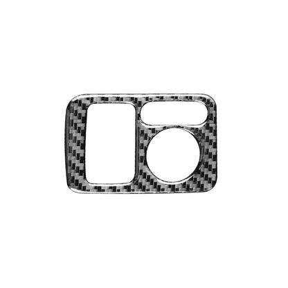 Carbon Fiber Car Rearview Mirror Adjustment Switch Frame Decorative Sticker for Honda CRV 2007-2011,Left Drive by buy2fix