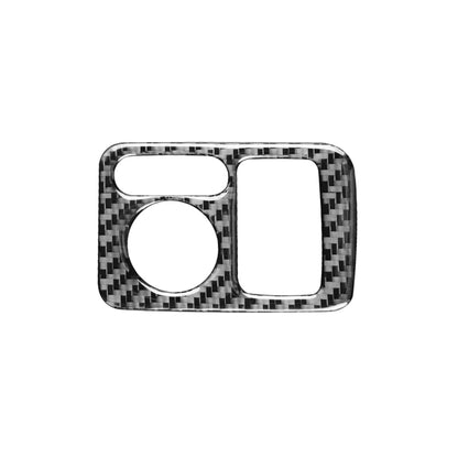 Carbon Fiber Car Rearview Mirror Adjustment Switch Frame Decorative Sticker for Honda CRV 2007-2011,Right Drive by buy2fix