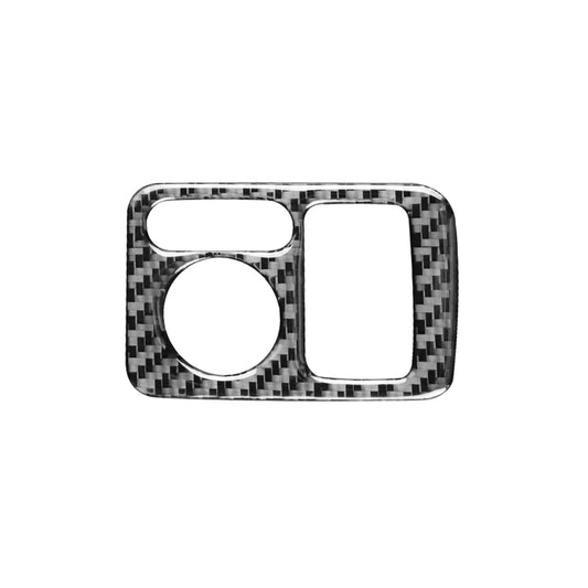 Carbon Fiber Car Rearview Mirror Adjustment Switch Frame Decorative Sticker for Honda CRV 2007-2011,Right Drive by buy2fix