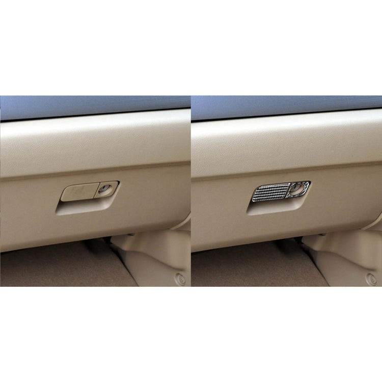 2 PCS / Set Carbon Fiber Car Glove Box Opening Frame Decorative Sticker for Honda CRV 2007-2011,Right Drive by buy2fix