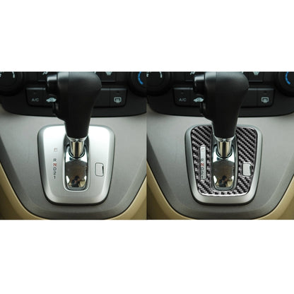 Carbon Fiber Car Gear Indicator Frame Decorative Sticker for Honda CRV 2007-2011,Left Drive by buy2fix