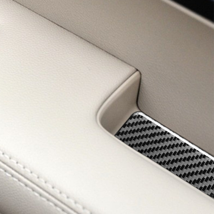 4 PCS / Set Carbon Fiber Car Inner Armrest Gasket Decorative Sticker for Honda CRV 2007-2011,Left and Right Drive Universal - Car Interior Mouldings by buy2fix | Online Shopping UK | buy2fix