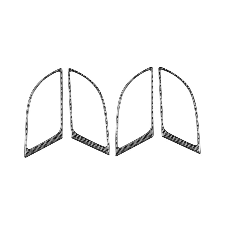 4 PCS / Set Carbon Fiber Car Inner Handle Frame Decorative Sticker for Honda CRV 2007-2011,Left and Right Drive Universal by buy2fix