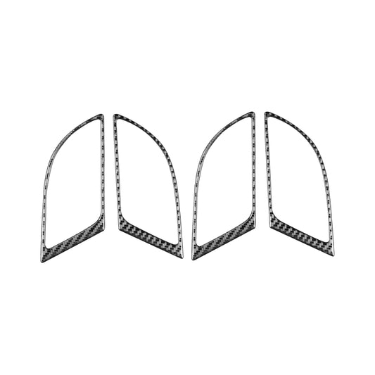 4 PCS / Set Carbon Fiber Car Inner Handle Frame Decorative Sticker for Honda CRV 2007-2011,Left and Right Drive Universal - Car Interior Mouldings by buy2fix | Online Shopping UK | buy2fix
