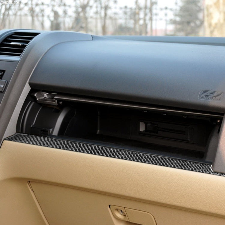 Carbon Fiber Car Co-pilot Center Control Trim Decorative Sticker for Honda CRV 2007-2011,Left Drive by buy2fix